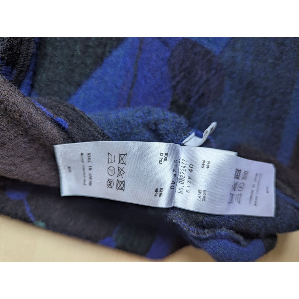 Sensounico Matsuo‎ Int. Made in Japan Wool Cowl Neck Art to wear Lagenlook - Picture 13 of 16